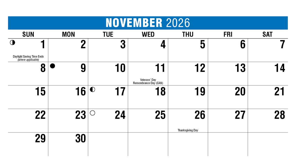 Galleria Scenes of America Promotional Desk Calendar (Eng) - 2026